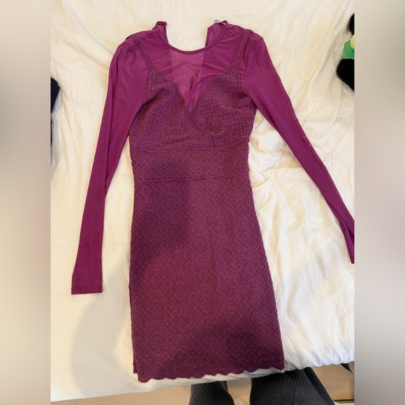 Free People Plum Mesh mini dress - Picture 5 of 5